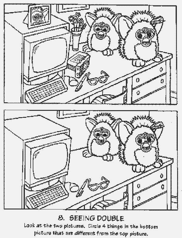 Furby kolorowanki